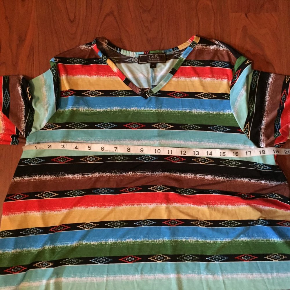 Lucky & Blessed L&B Multi-Color High-Low Top Small - Picture 8 of 8